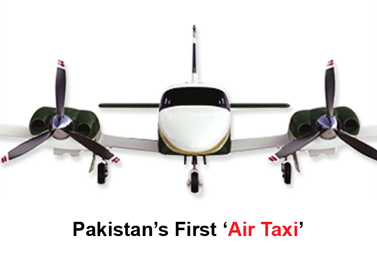 Pakistan's First Air Taxi Takes Flight