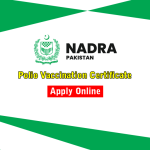 How to Get NADRA Polio Certificate Online?
