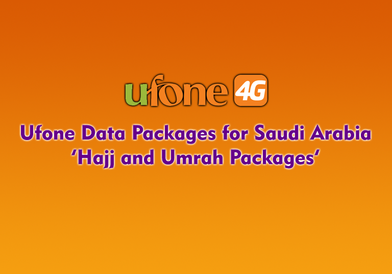 Ufone Data Packages for Saudi Arabia