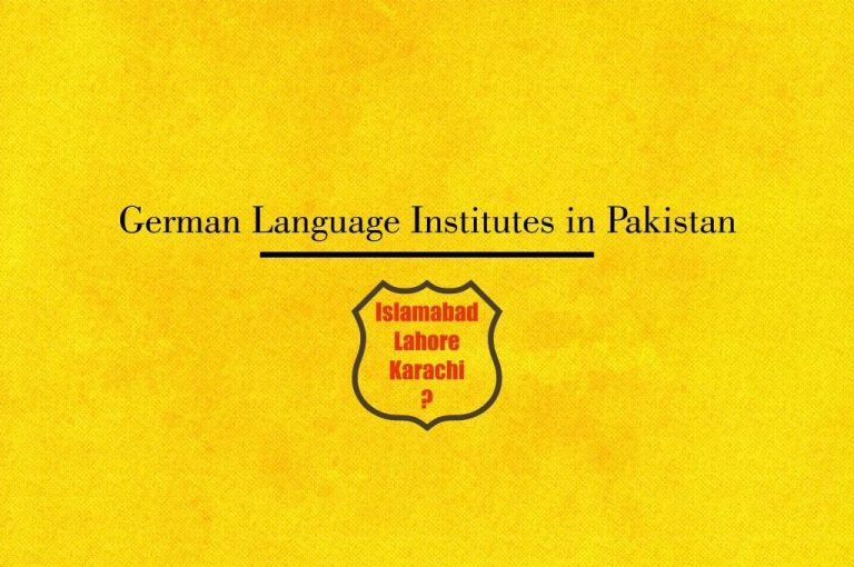 German Language Institutes in Pakistan