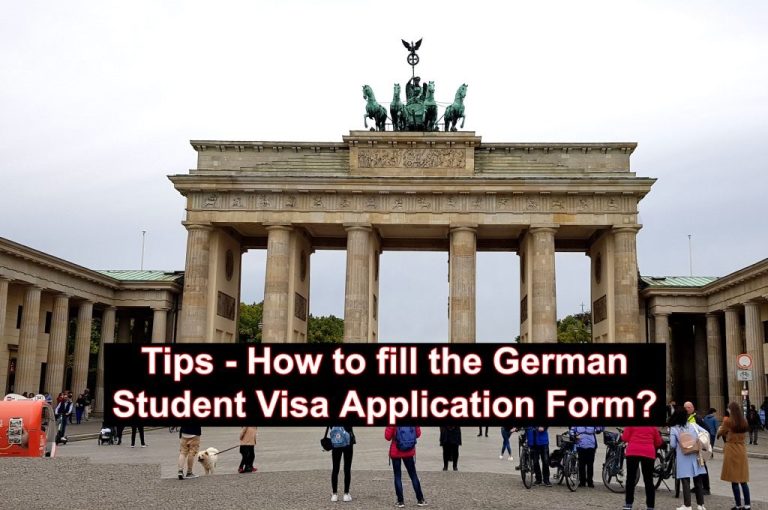 Tips - How to fill German Student Visa Application Form?