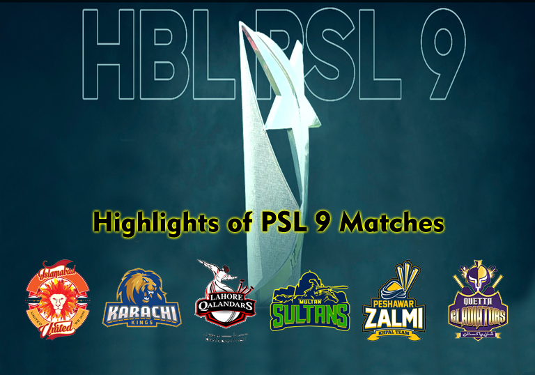Highlights of PSL 9 Matches
